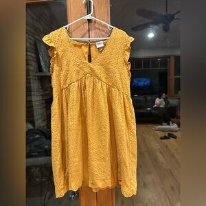 Knox Rose Yellow Eyelet Dress